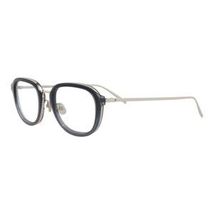 Berluti Mens Round/Oval Blue Silver Transparent Fashion Designer Eyewear
